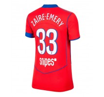 Paris Saint-Germain Warren Zaire-Emery #33 Koszulka Trzecia damskie 2025-26 Krótki Rękaw